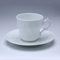 リチャードジノリ　ベッキオホワイト　コーヒーカップ&ソーサー(L)　　洋食器の創美
