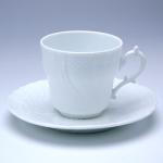 リチャードジノリ　ベッキオホワイト　コーヒーカップ&ソーサーL　　洋食器の創美
