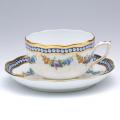 ヘレンド　真珠の首飾り　ティーカップ&ソーサー　　洋食器の創美