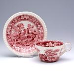 SPODE　Tower Pink　tea C/S　　洋食器の創美