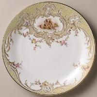 アンティークマイセン　天使絵皿　　洋食器の創美