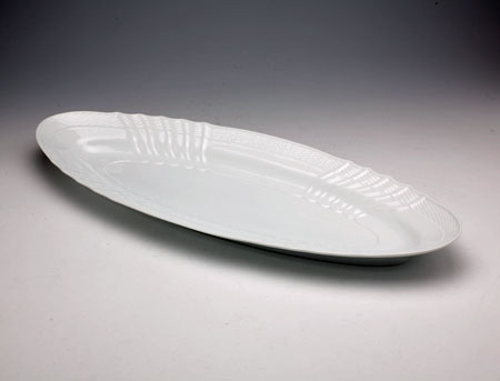 リチャードジノリ　ベッキオホワイト　フィッシュプラター　　洋食器の創美